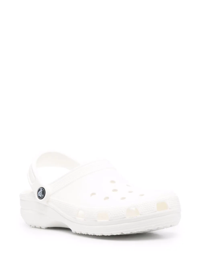 Shop Crocs Classic Clog Shoes In White