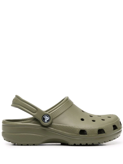 Crocs Classic Clog Slides In Army Green/army Green | ModeSens