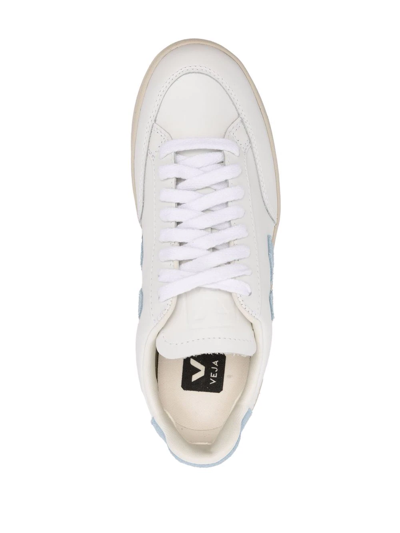 Shop Veja V12 Low-top Sneakers In White