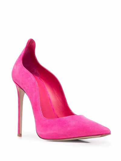 Le Silla Sculpted Pointed Pumps In Pink