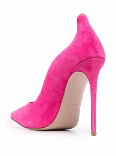 Le Silla Sculpted Pointed Pumps In Pink