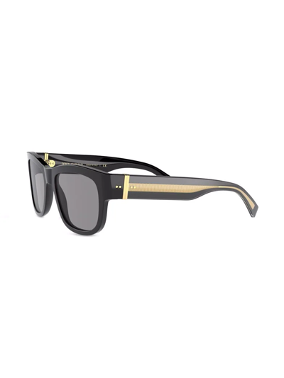 Shop Dolce & Gabbana Square Frame Sunglasses In Black