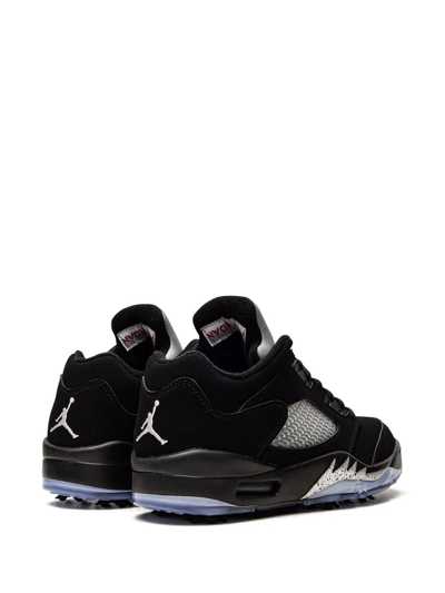 Jordan Air  5 Retro Low Golf Sneakers In Black