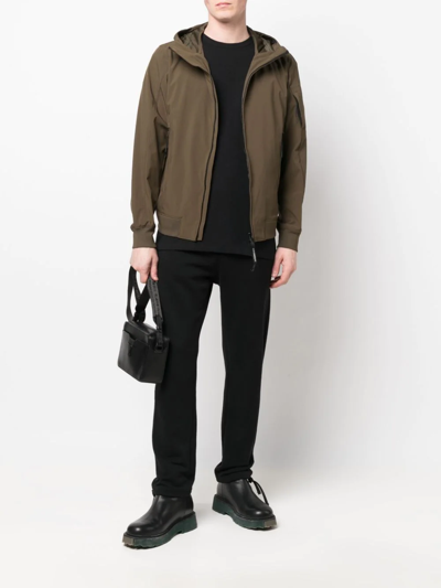 C.p. Company C.p.company C.p. Shell-r Hooded Jacket In Green
