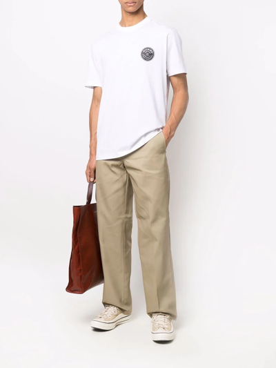 Dickies Construct Rear Logo-patch Trousers In Brown