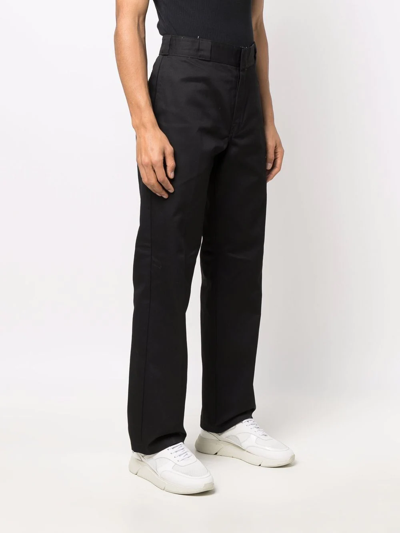 Dickies Construct Straight-leg Trousers In Black