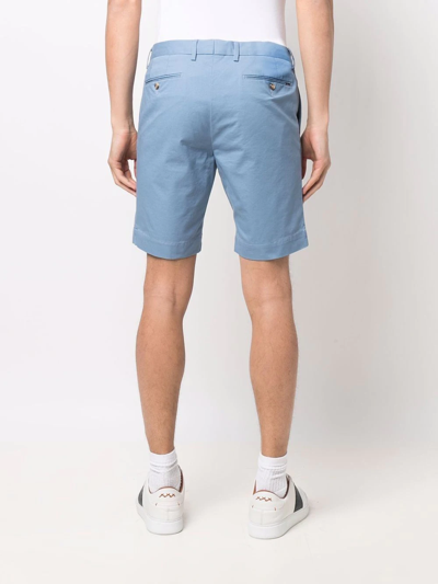 Shop Polo Ralph Lauren Cotton Chino Shorts In Blue