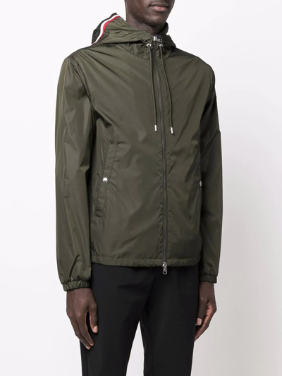 Moncler Grimpeurs Hooded Jacket In Green | ModeSens