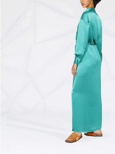 Blanca Vita Acena Wrap Dress In Green