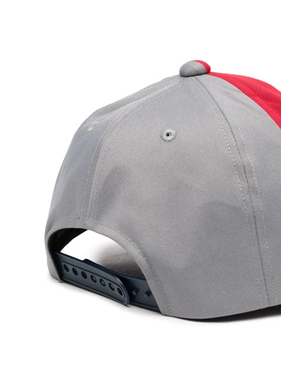 Undercover Logo Patch Snapback Cap In Red