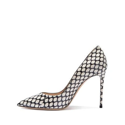 Shop Casadei Perfect Pump In Black And White