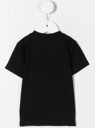 Shop Balmain Chest-logo T-shirt In Black