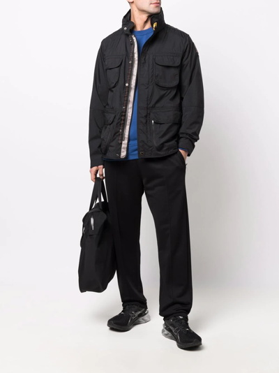 Shop Parajumpers Multi-pocket Lightweight Jacket In Black
