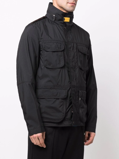 Shop Parajumpers Multi-pocket Lightweight Jacket In Black