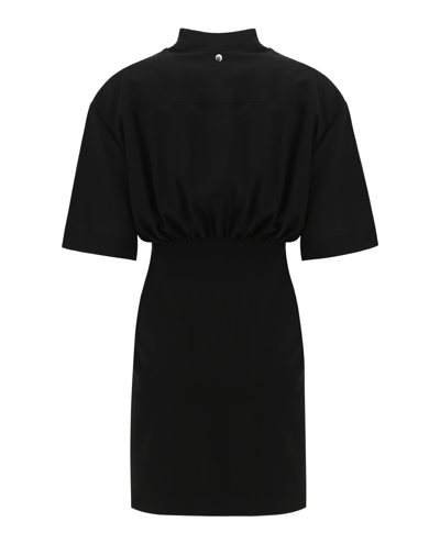 Shop Givenchy Silk Mini Dress In Black