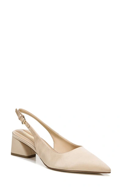 Shop Franco Sarto Racer Slingback Pointed Toe Pump In Champagne