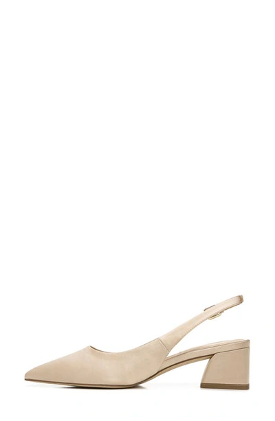 Shop Franco Sarto Racer Slingback Pointed Toe Pump In Champagne