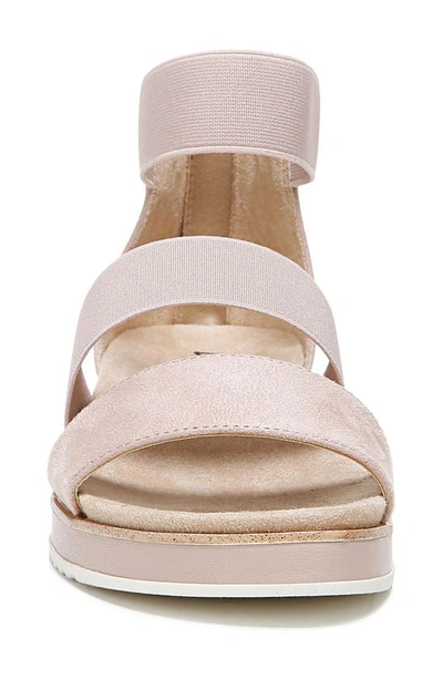 Shop Lifestride Zee Ankle Strap Sandal In True Blush Microfiber
