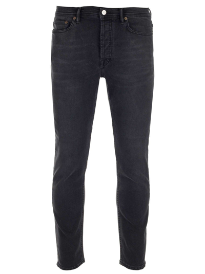 Shop Acne Studios Men's Black Other Materials Jeans