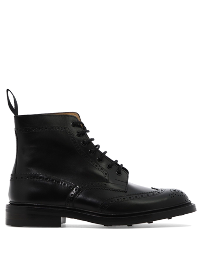 Shop Tricker's Men's Black Other Materials Ankle Boots