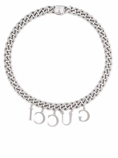 Shop Gucci Women's Silver Metal Necklace
