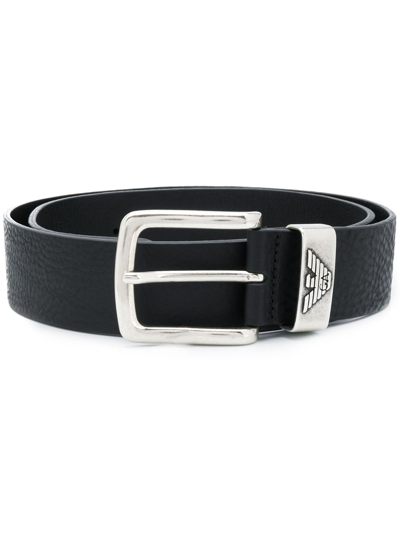 Shop Emporio Armani Leather Belt