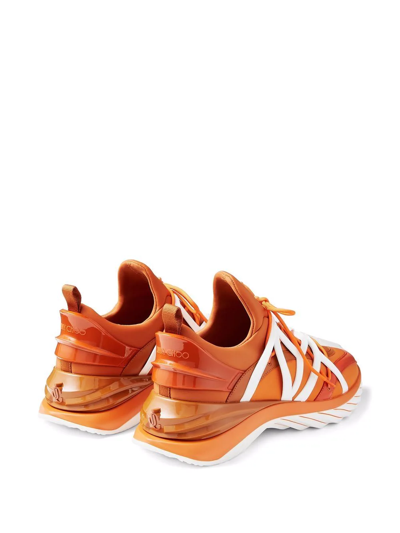 Jimmy Choo Cosmos Low top Sneakers In Orange   ModeSens