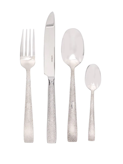 Shop Sambonet 24-piece Cutlery Set In Silver