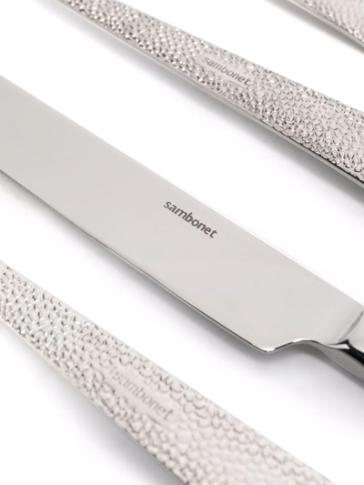 Shop Sambonet 24-piece Cutlery Set In Silver
