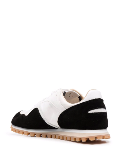 Shop Spalwart Panelled Low-top Sneakers In Weiss