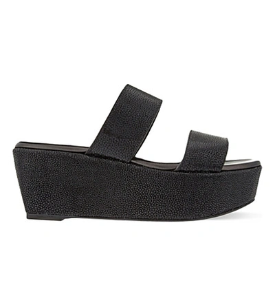 Shop Robert Clergerie Frazuc Leather Sandals In Black