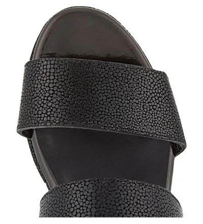 Shop Robert Clergerie Frazuc Leather Sandals In Black