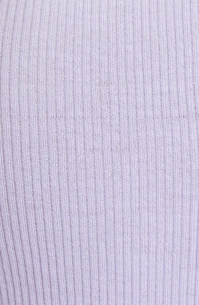Shop Re/done Ribbed Tank Top In Faded Orchid