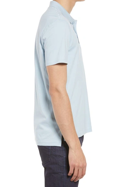 Shop Atm Anthony Thomas Melillo Jersey Cotton Polo Shirt In Blue