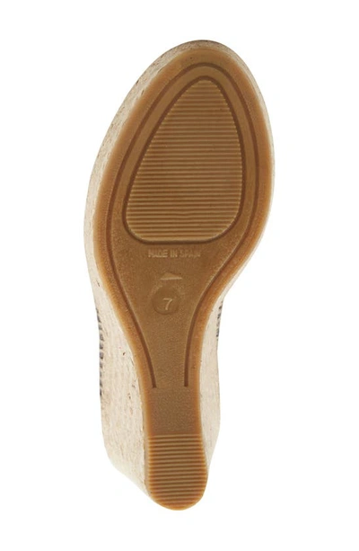 Shop Andre Assous Celeste Platform Wedge Sandal In Pewter
