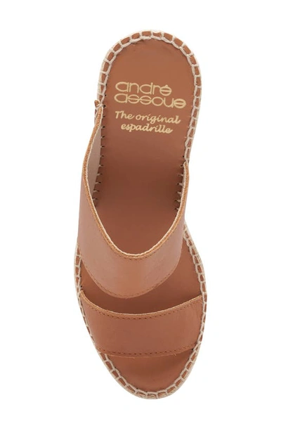 Shop Andre Assous Celeste Platform Wedge Sandal In Cuero