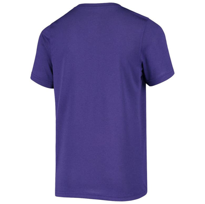 Shop Nike Youth  Purple Lsu Tigers Football Icon Performance T-shirt