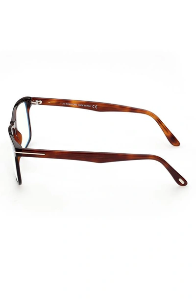 Shop Tom Ford 55mm Blue Light Optical Glasses In Blko