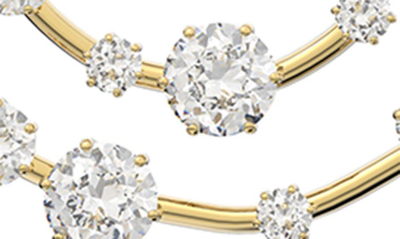 Shop Swarovski Constella Earrings In Gold