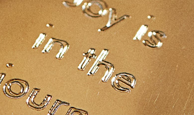 Monica Vinader Deia Pebble Locket Necklace In Gp