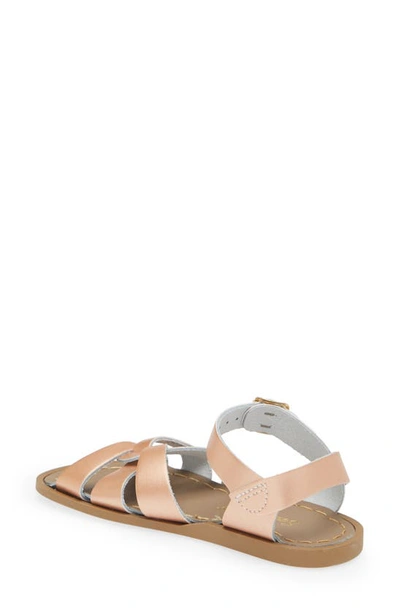 Shop Salt Water Sandals By Hoy Original Sandal In Rose Gold