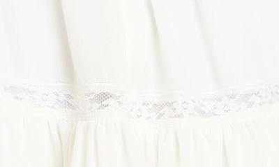 Shop Cinq À Sept Sanya Long Sleeve Silk Minidress In Ivory