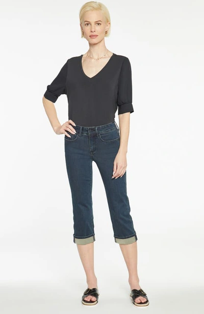 Shop Nydj Marilyn Cool Embrace Straight Crop Jeans In Tilton