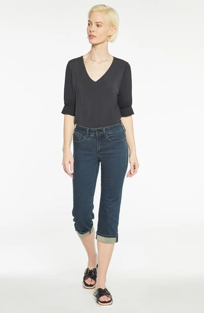 Shop Nydj Marilyn Cool Embrace Straight Crop Jeans In Tilton