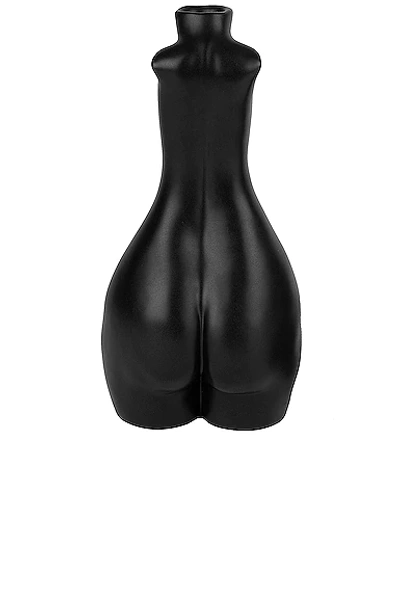 Shop Anissa Kermiche Tit For Tat Tall Candlestick Holder In Black Matte