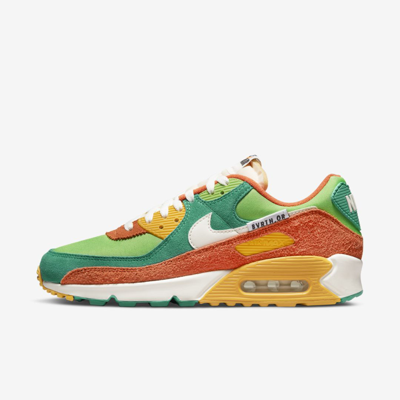 Shop Nike Air Max 90 Se Men's Shoes In Roma Green,orange,mean Green,sail