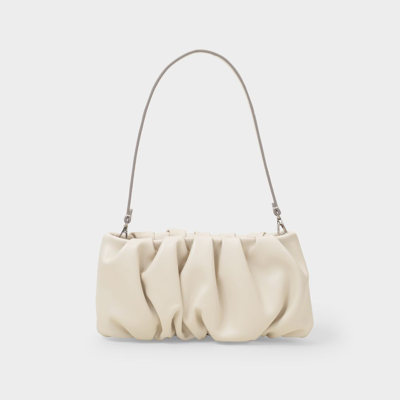 Shop Staud Bean Convertible  Hobo Bag -  - Cream - Leather In Beige