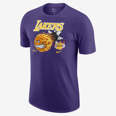 Nike Men's Los Angeles Lakers Nba Dry Practice T-shirt, Purple, ModeSens