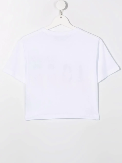 Shop Dsquared2 Teen Icon Forever Print T-shirt In White