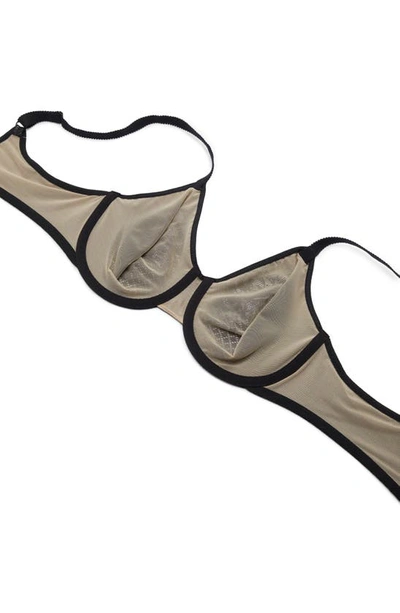 Wacoal Visual Effects Underwire Minimizer Bra In Black